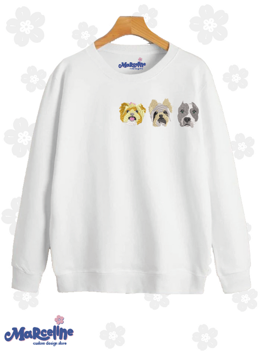 Pet 3 faces - Bordado