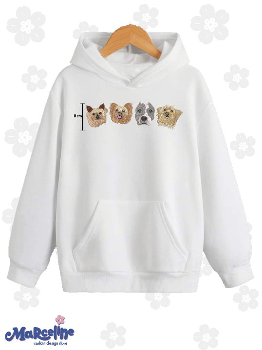 Pet 4 faces - Bordado