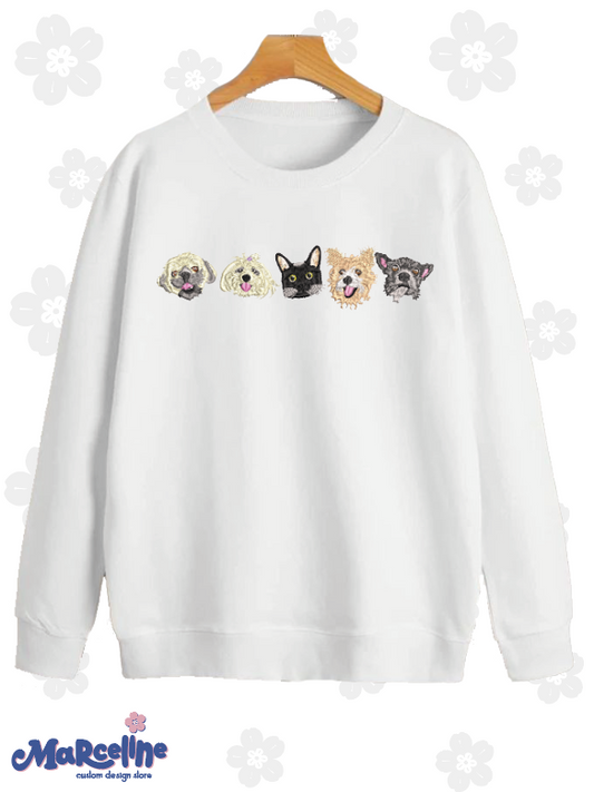 Pet 5 faces - Bordado