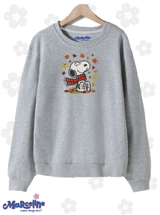 Snoopy con bufanda - Bordado