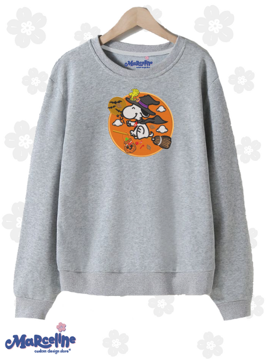 Snoopy brujita - Bordado