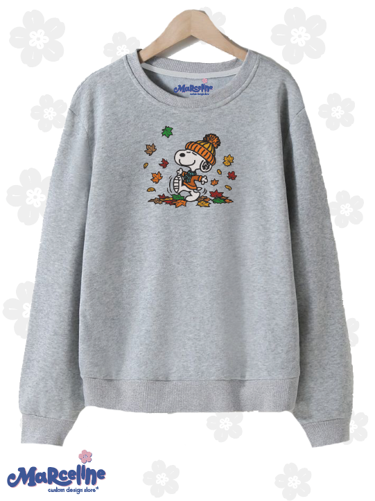 Snoopy Otoñal - Bordado